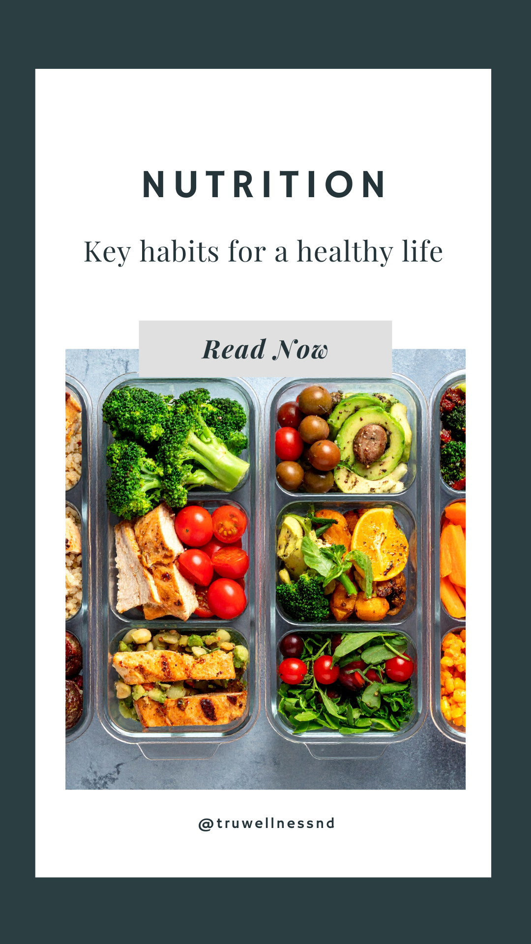 Nutrition: Key Habits for a Healthy Life