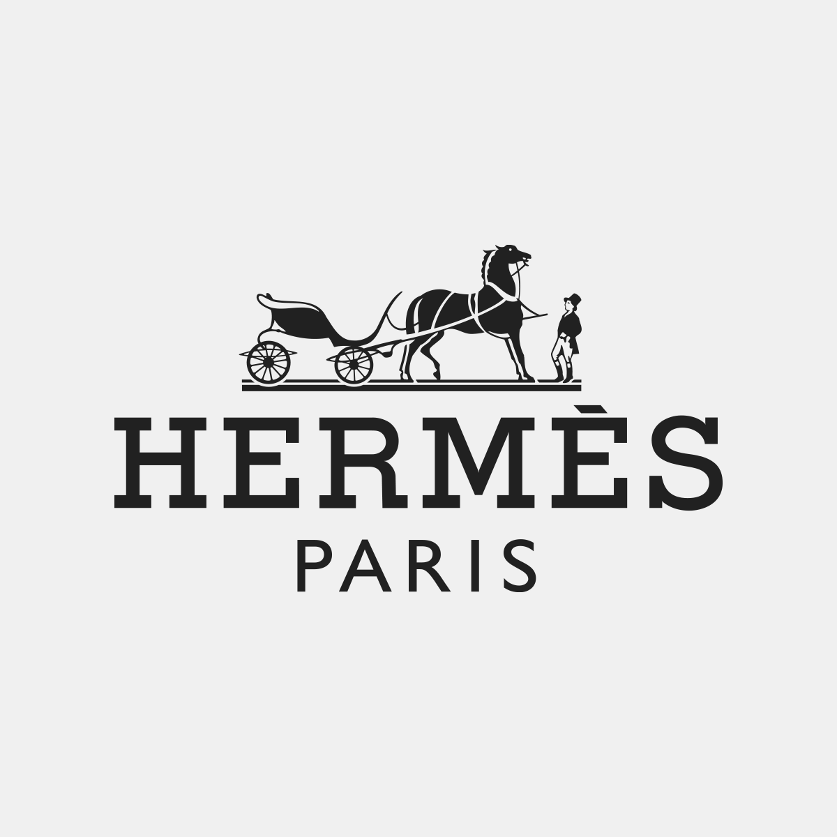 Logo von Hermes Paris, Indigo Siebdruck Kunde