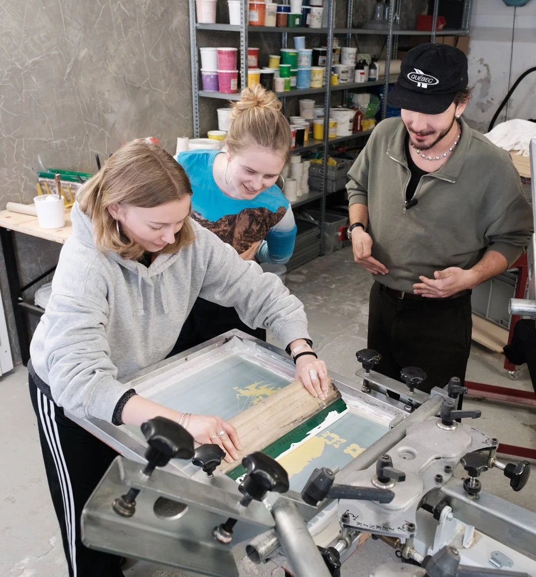 Siebdruck Workshop für Anfänger und Fortgeschrittene in Zürich.