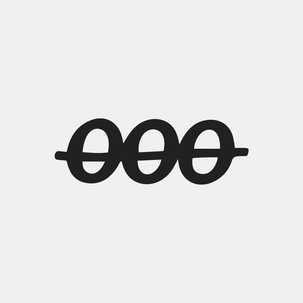 Logo Schriftzug von NoLogo, Indigo Siebdruck Kunde