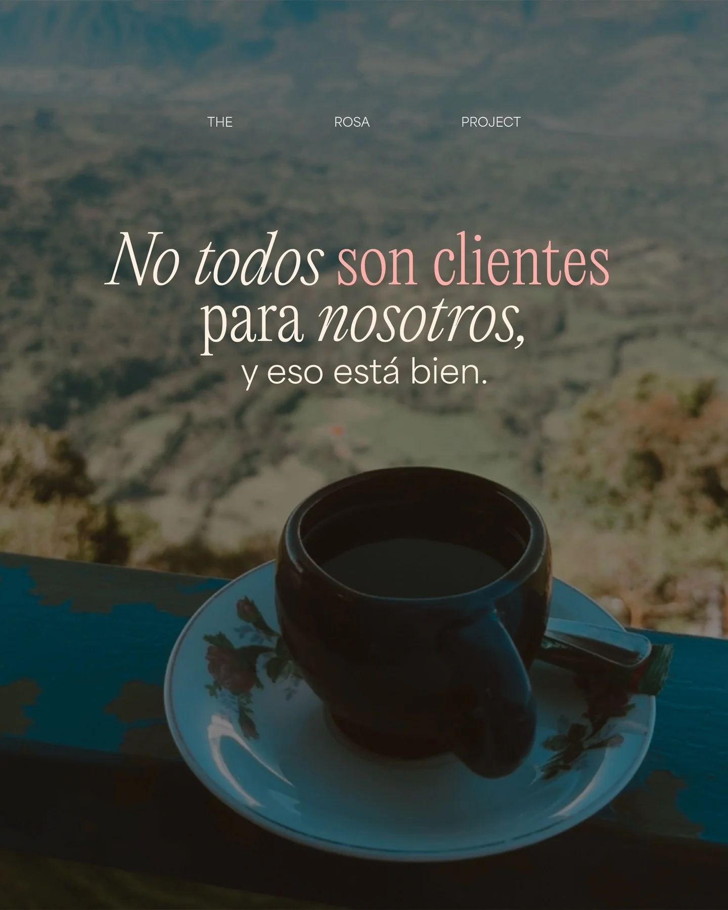 Hemos aprendido que las cosas funcionan bien con los clientes correctos: clientes que creen, que cooperan, que trabajan en equipo y que tienen una buena propuesta de valor 🌸. No todos los clientes son, ni ser&aacute;n para nosotros y eso est&aacute;
