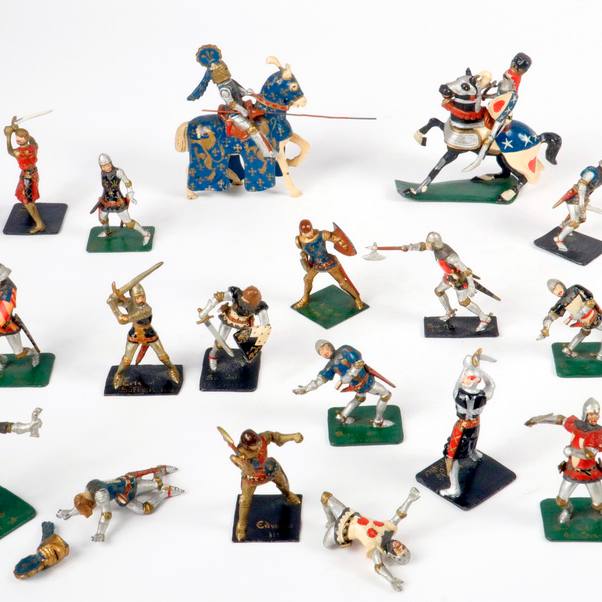 (24 PCS) RICHARD COURTENAY MEDIEVAL TOY SOLDIERS