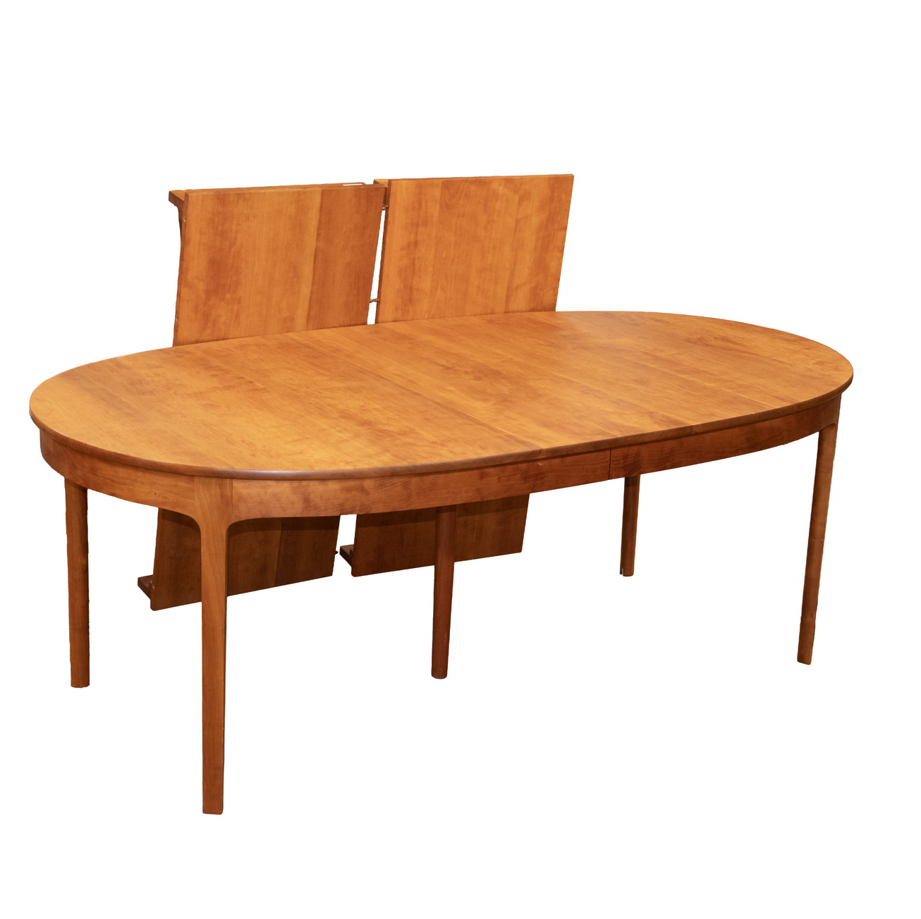DAVID MARGONELLI CHERRY DINING TABLE FROM EDGECOMB, ME