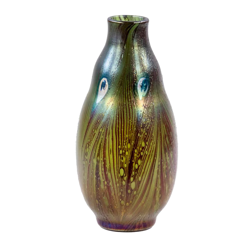 Peacock Design Art Glass