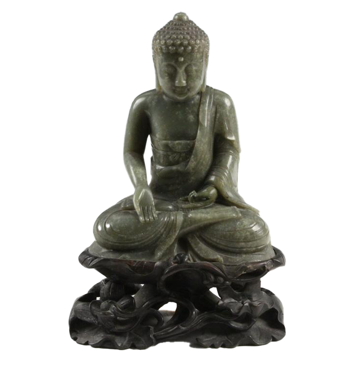 Japanese Jadeite Buddha