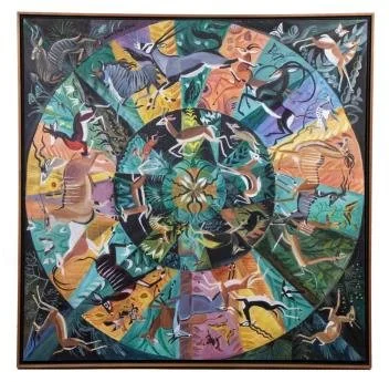 Antelope Mandala by Dahlov Ipcar