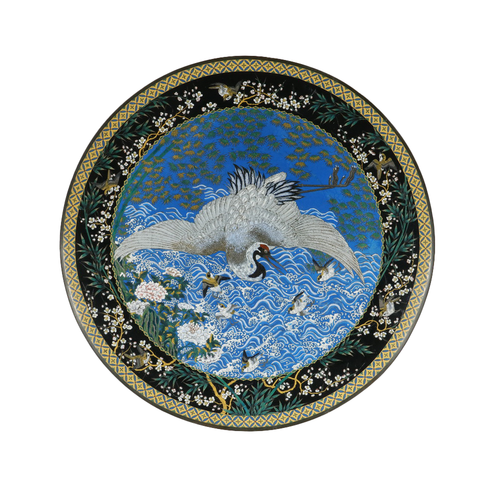 Japanese Cloisonne Charger