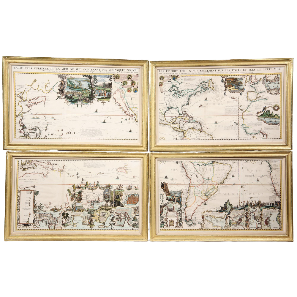 Early Map - CHÂTELAIN, Henri Abraham