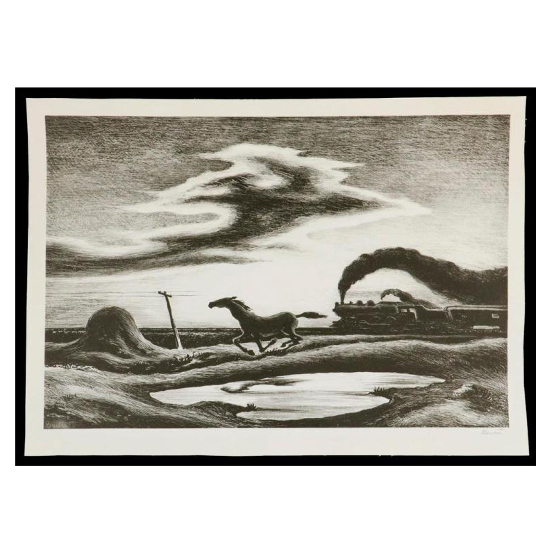 Lithograph by Thomas Hart Benton