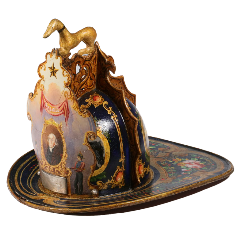 1851 BOSTON PRESENTATION FIRE HELMET