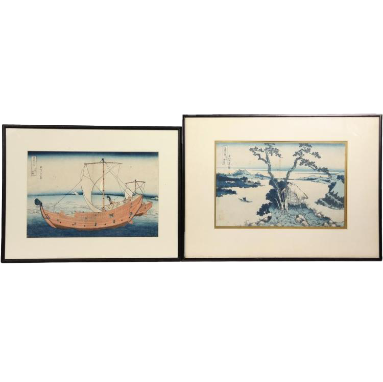 Woodblock Prints by Katsushika Hokusai