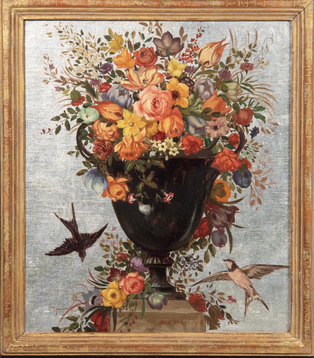 Original piece by Jessie Arms Botke available at auction