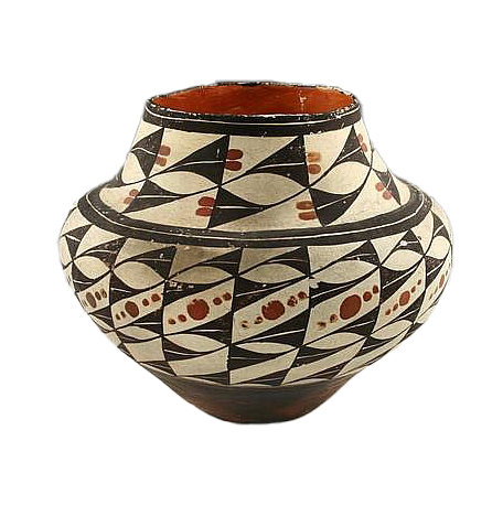 c1890 Terracotta Hopi Native American Pot