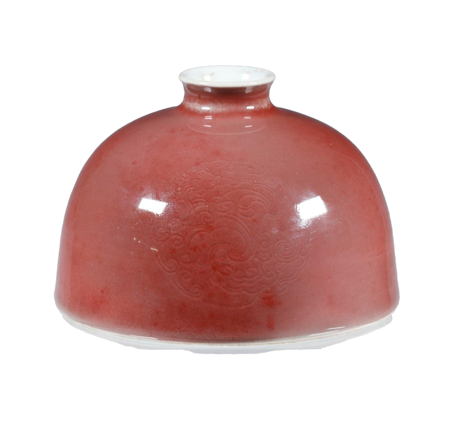 Chinese Peachbloom Glazed Beehive Waterpot
