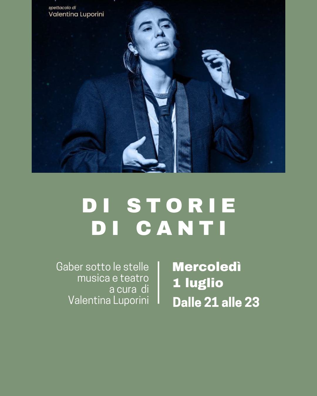 Di Storie Di Canti - Gaber sotto le stelle