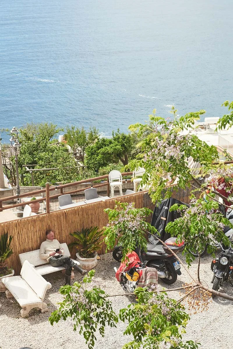 Chilling after a lazy lunch on the Coast