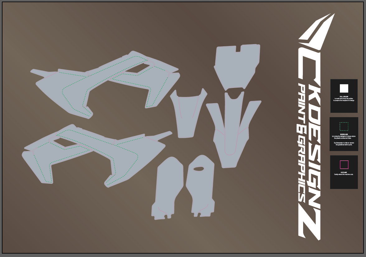 Mototec X2 110cc pitbike template