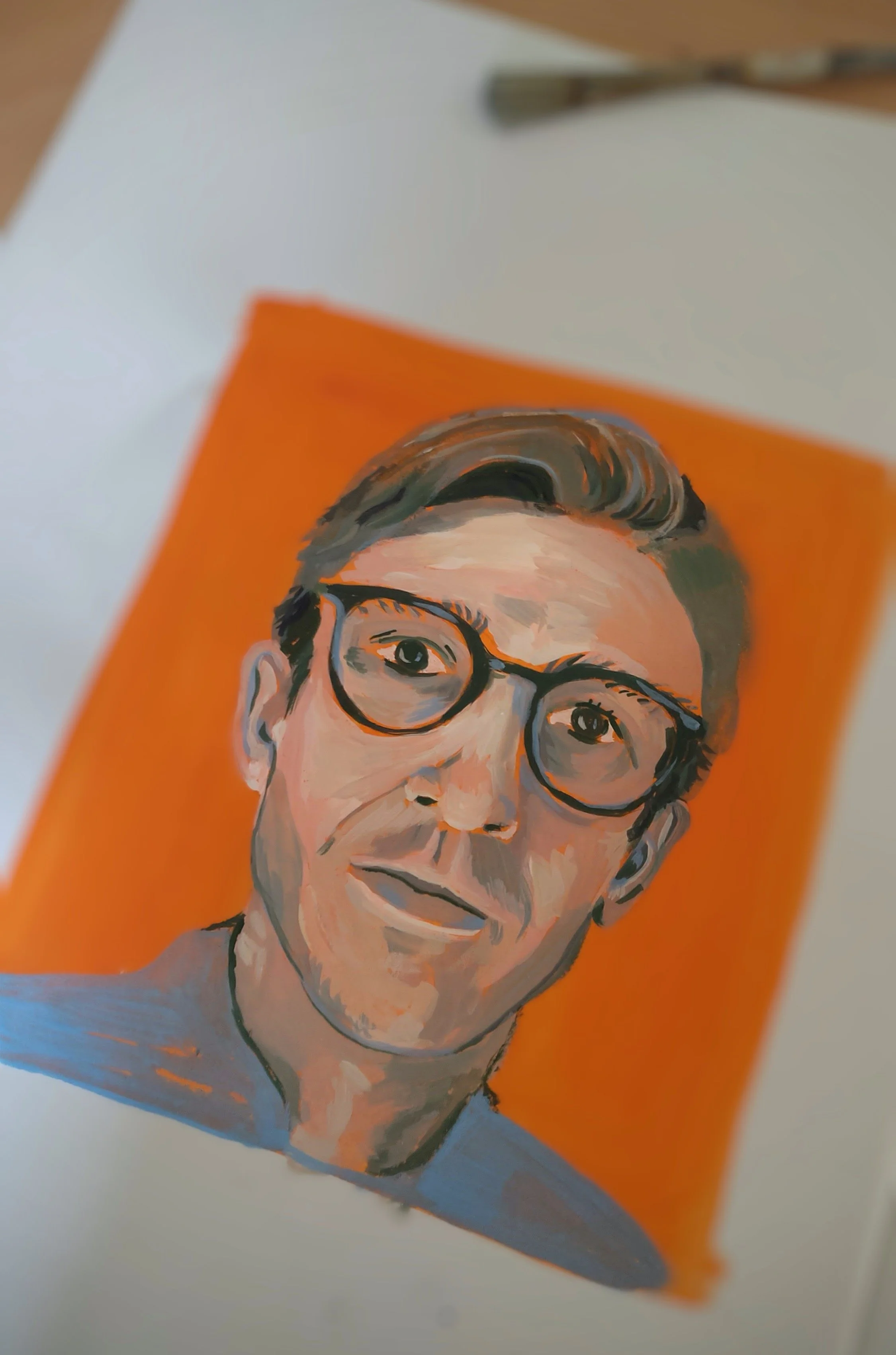 Jona, gouache op papier, 2025