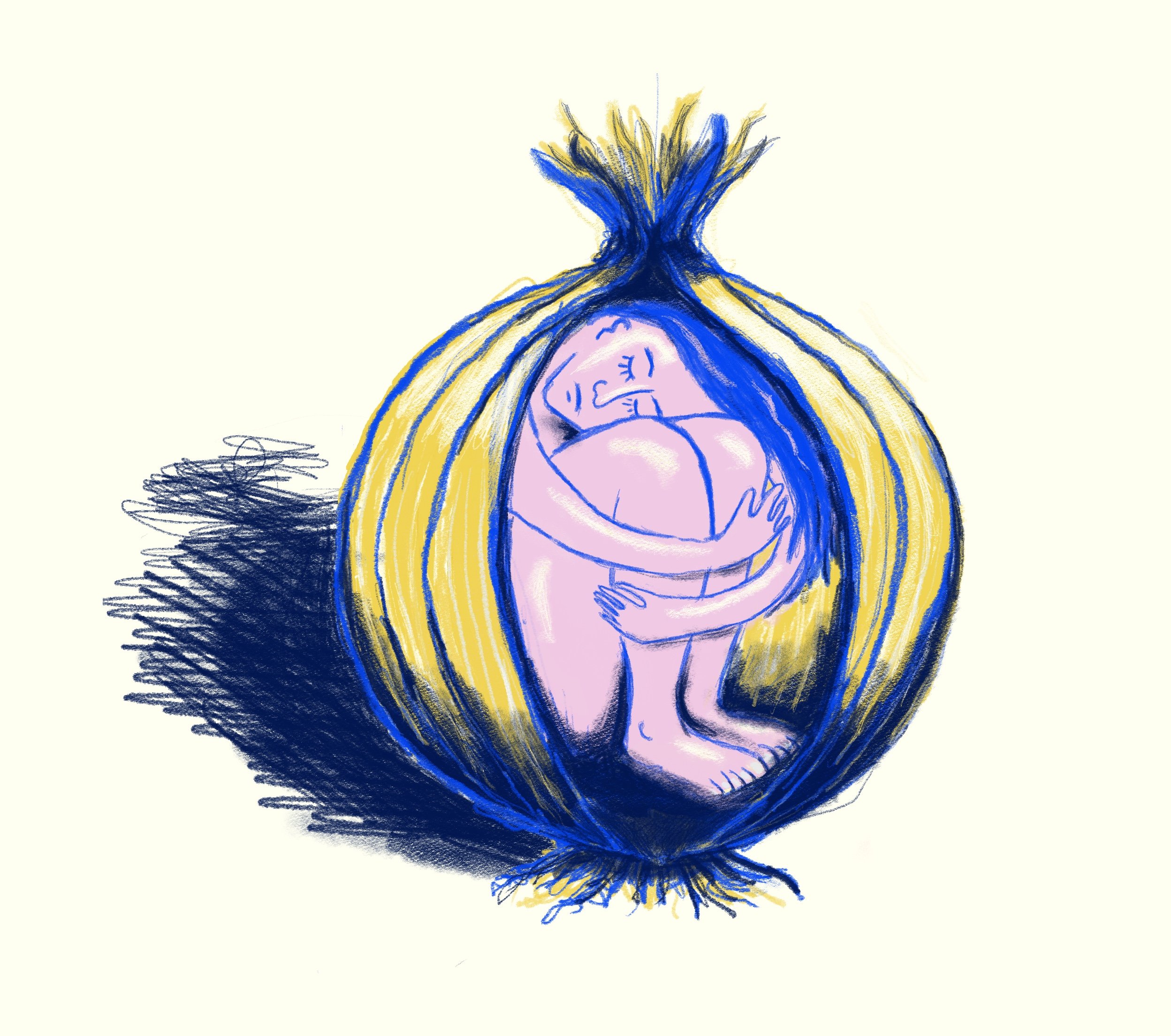 Digitale tekening, Ui, 25x25cm, (2025)