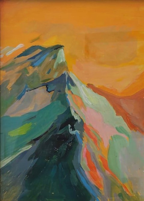 Gouache op papier, 30x40cm, (2024)