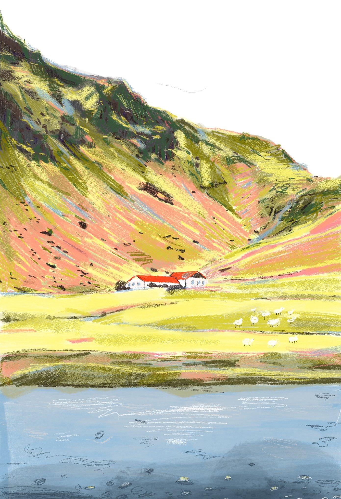 Digitale schets, 20x30cm (2025)