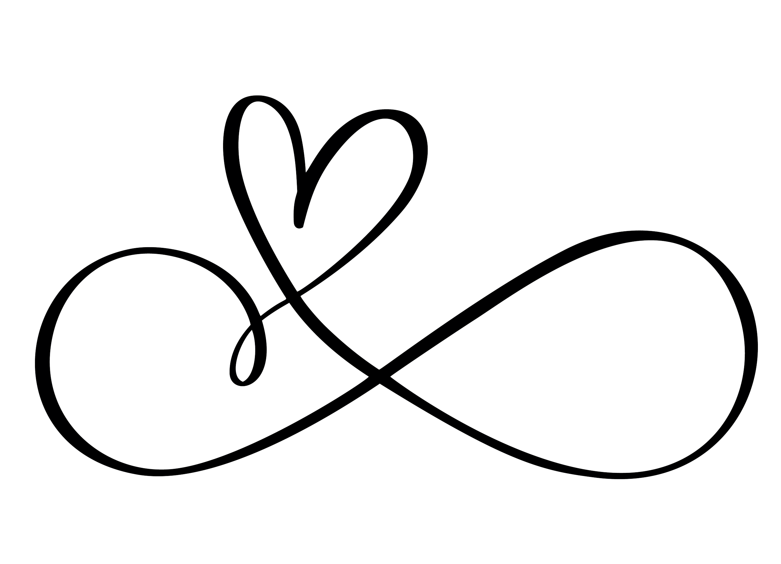 The Collective Vow logo of swooshes in a heart to represent bringing the wedding industry together.
