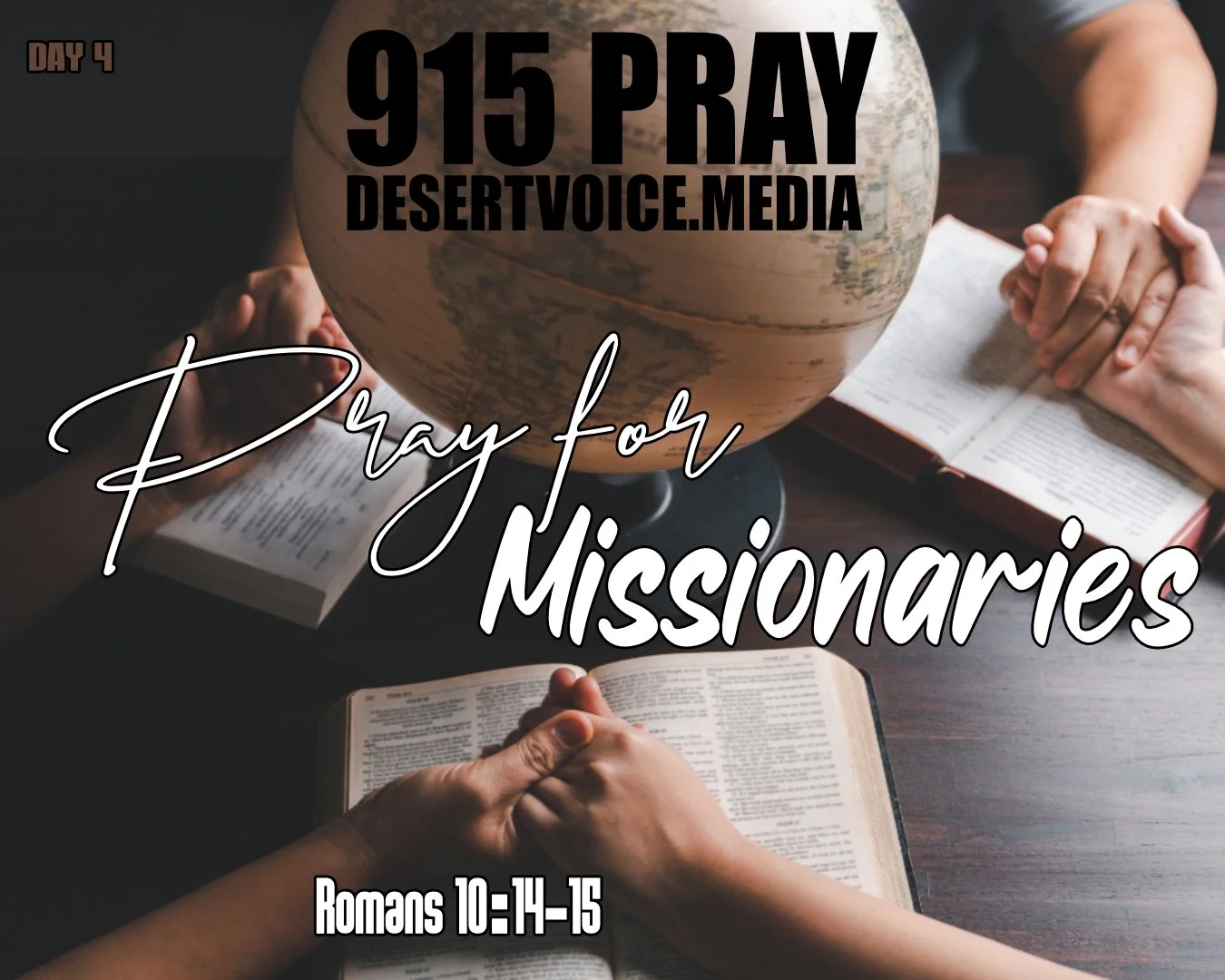 PRAY FOR MISSIONARIES (Day 4)