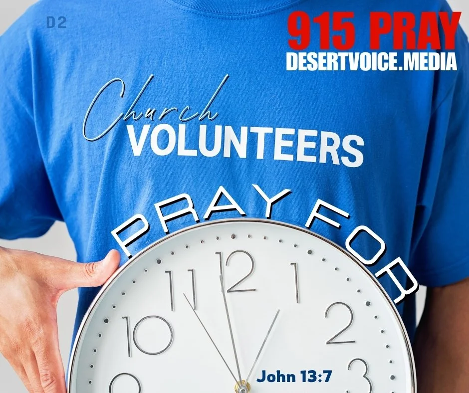 PRAY FOR CHURCH VOLUNTEERS (DAY2)