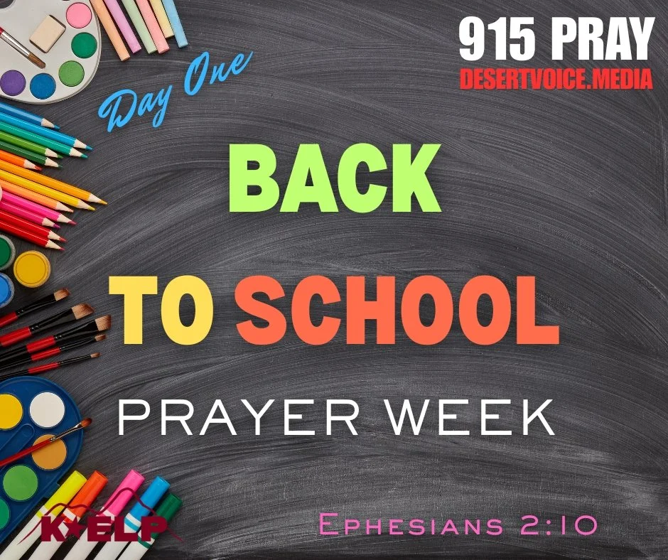 BACK TO SCHOOL PRAYER (DAY1)