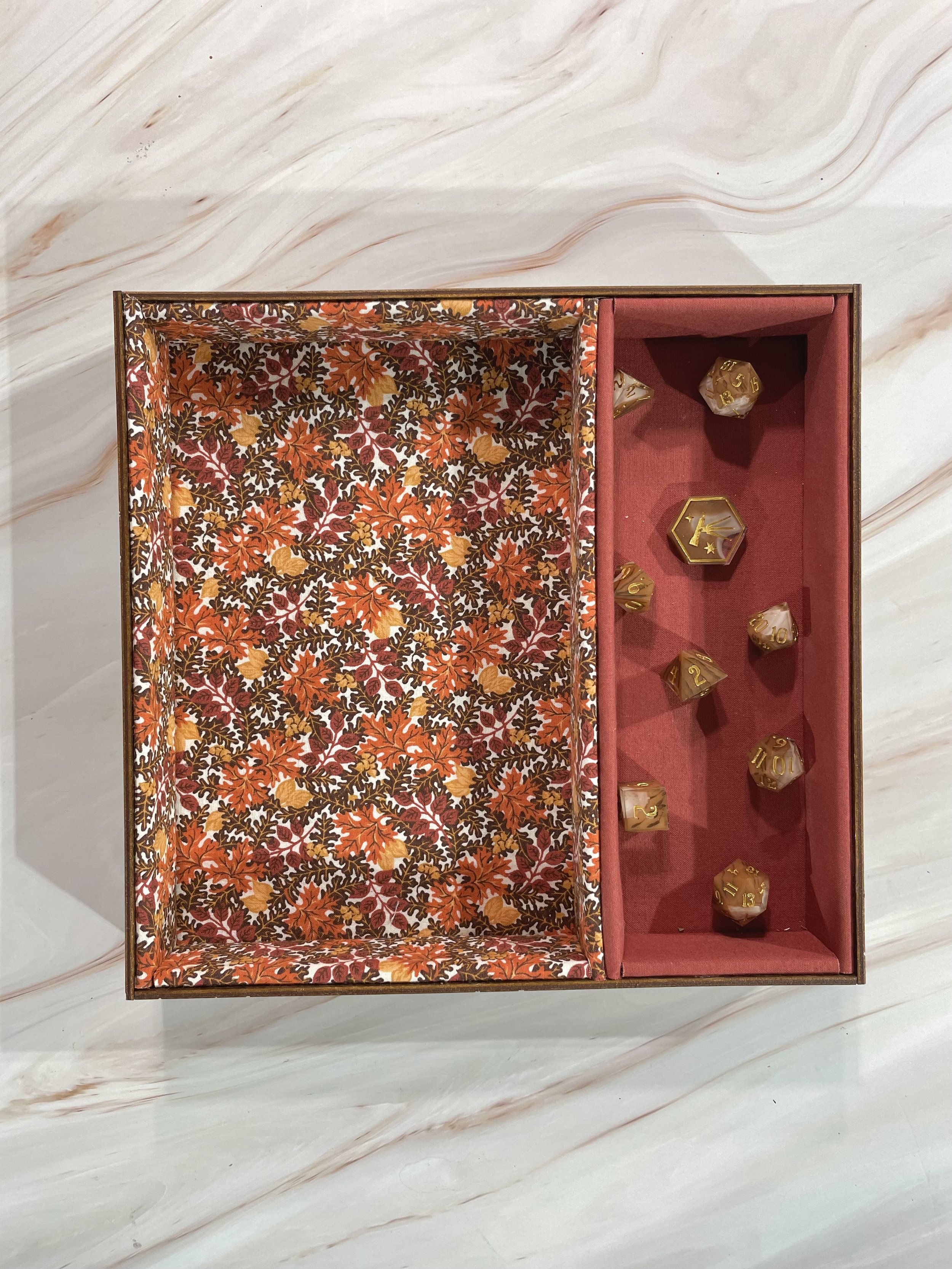 Falling Foliage Double Dice Tray