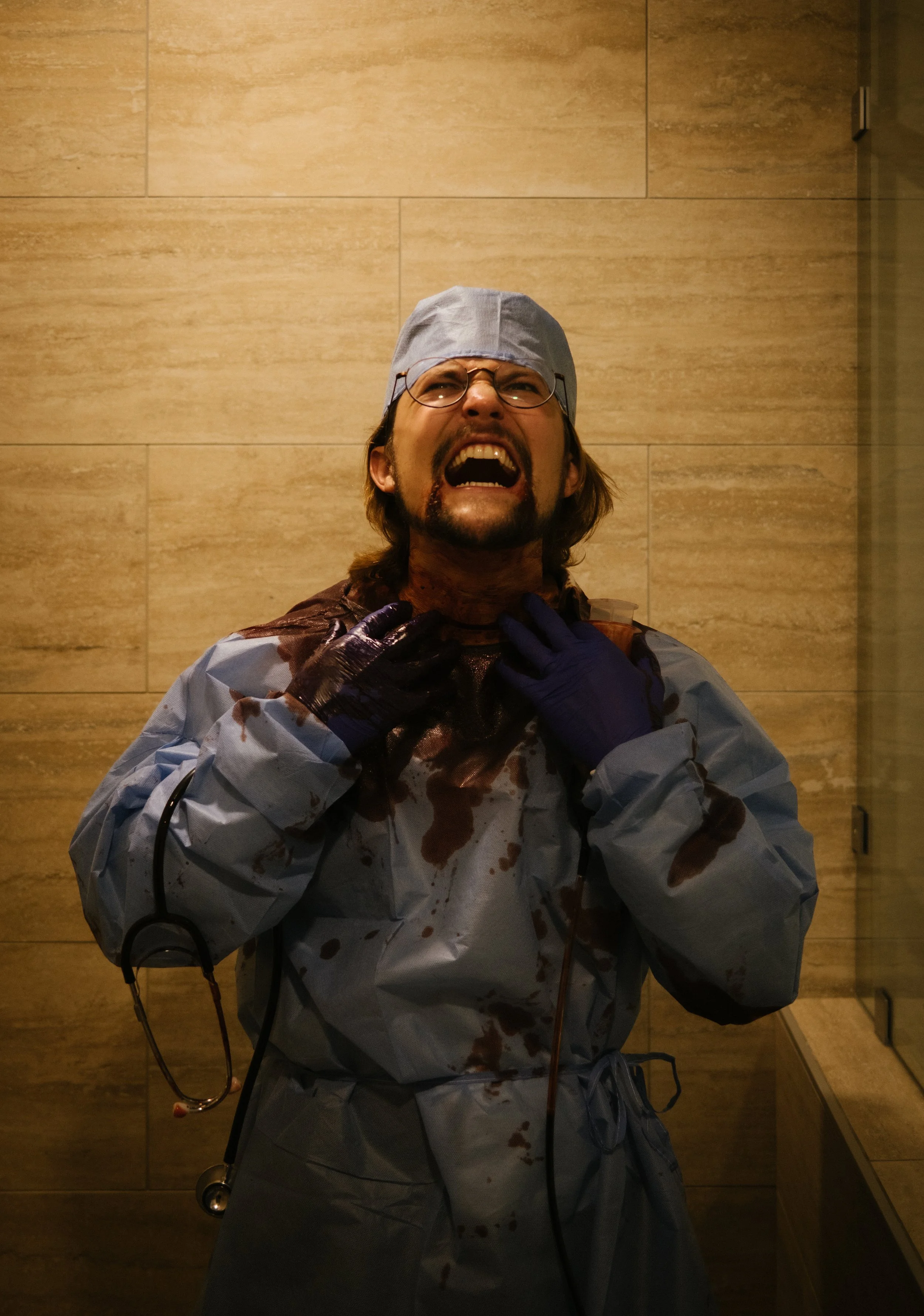 Blood Tubing with Foam Prosthetic 