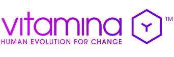Logo di VitaminaY con slogan 'Human Evolution for Change'