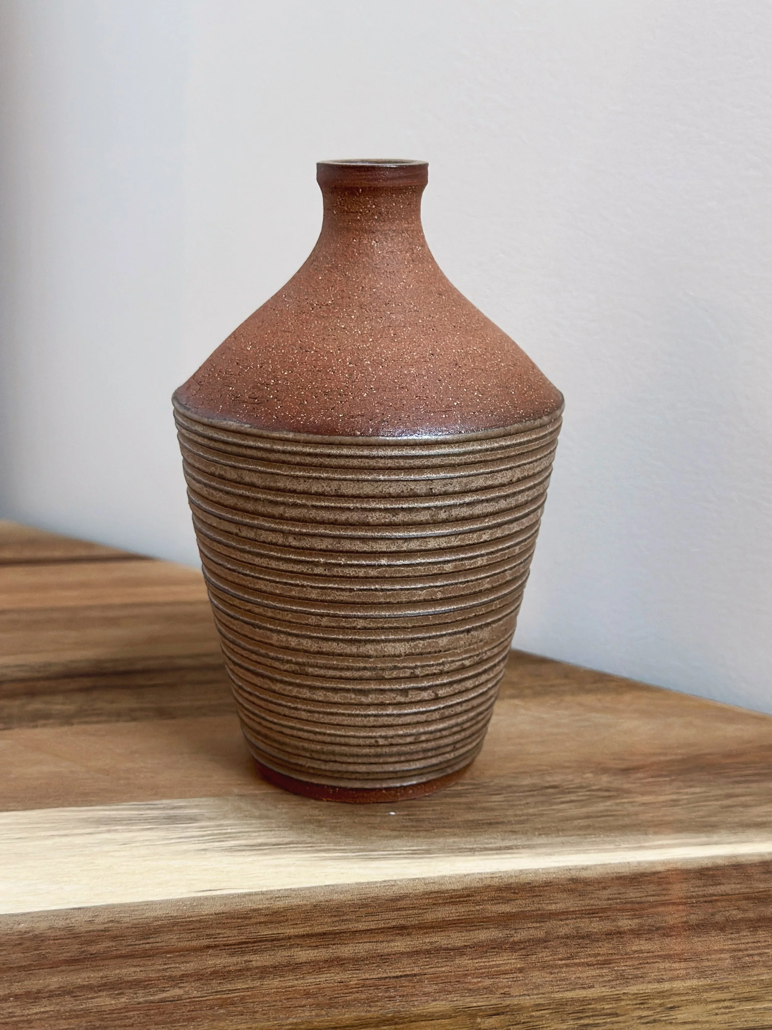 Ribbed Bud Vase #3