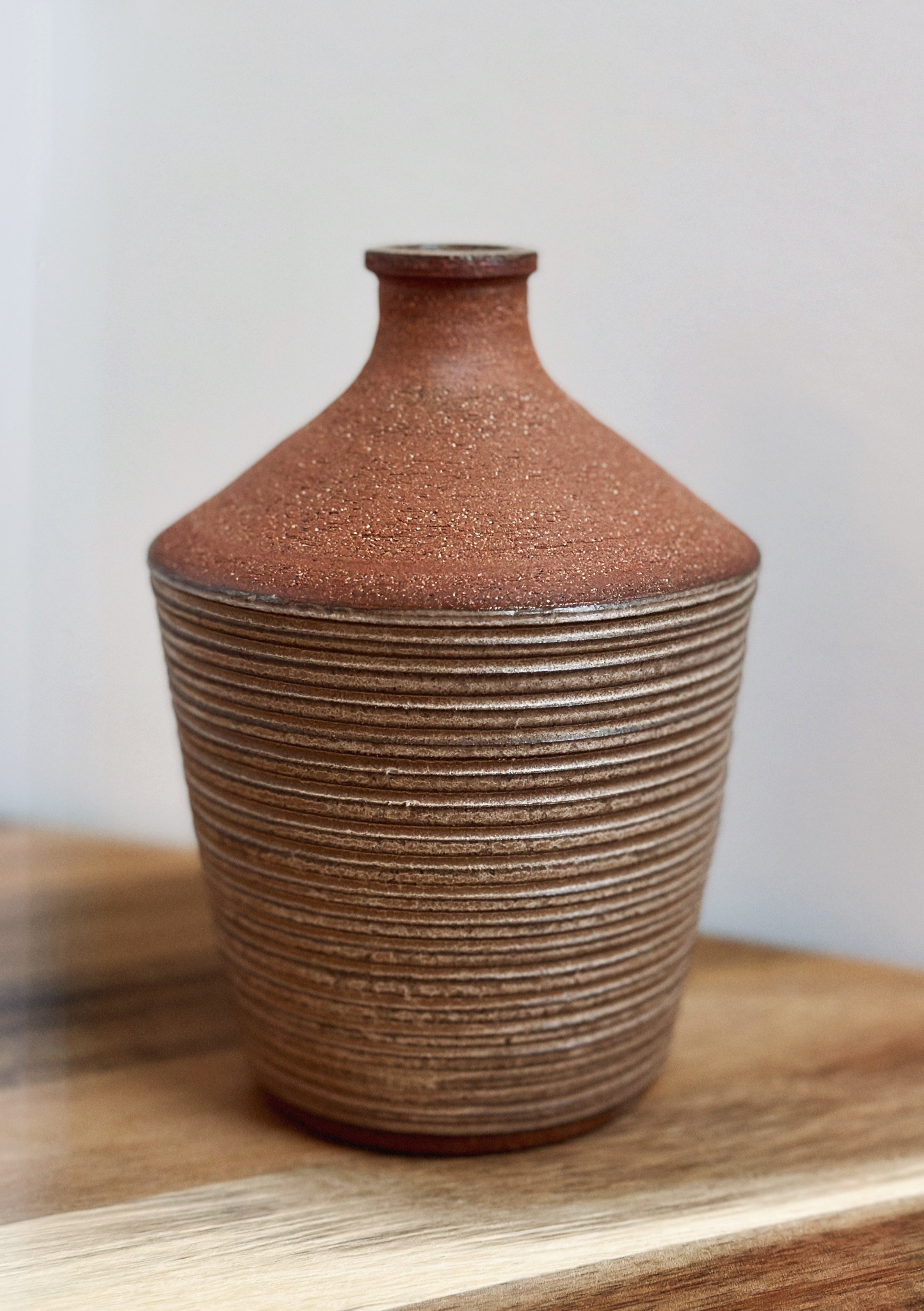Ribbed Bud Vase #1