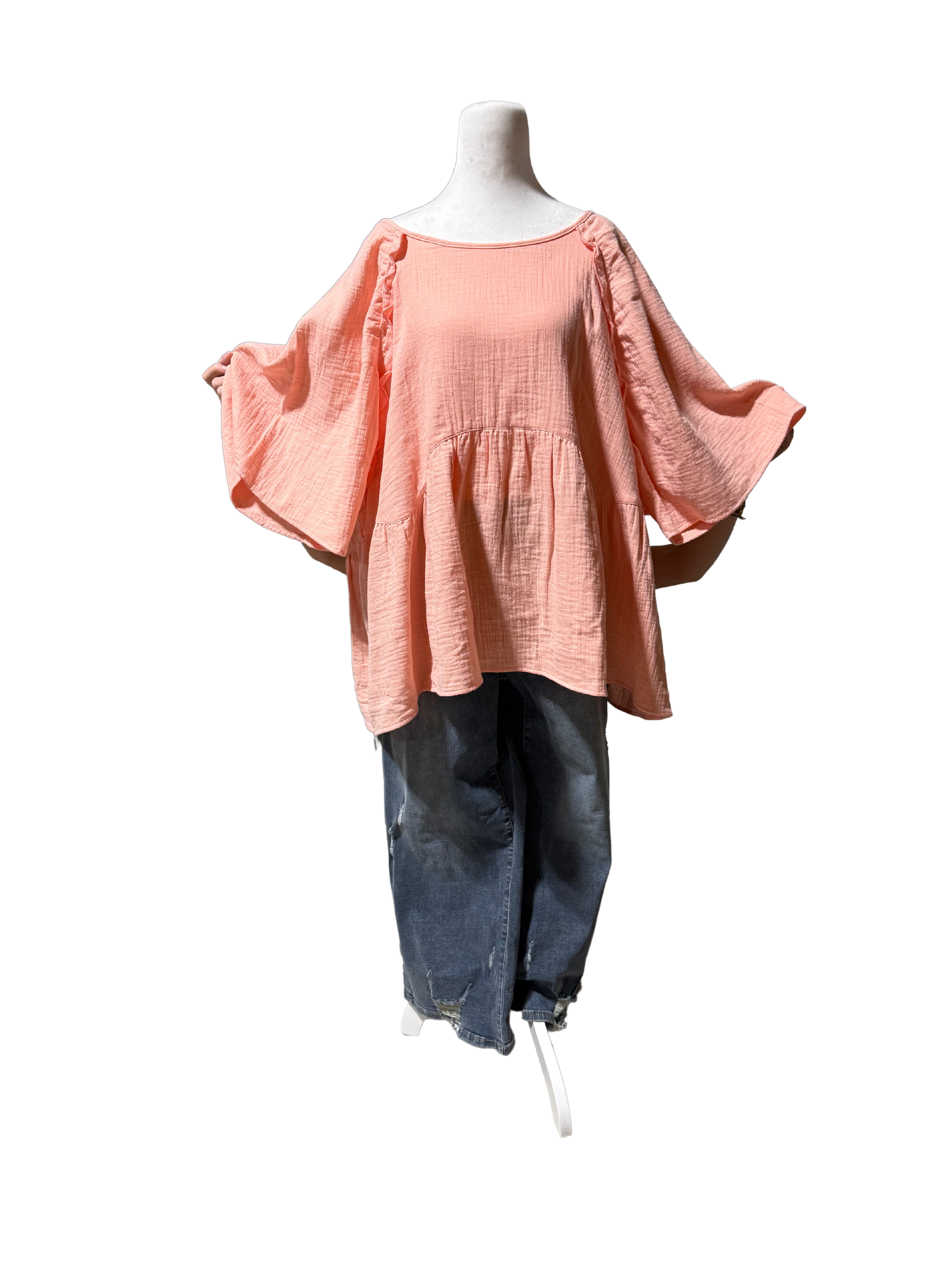 Pink Plus Size Blouse
