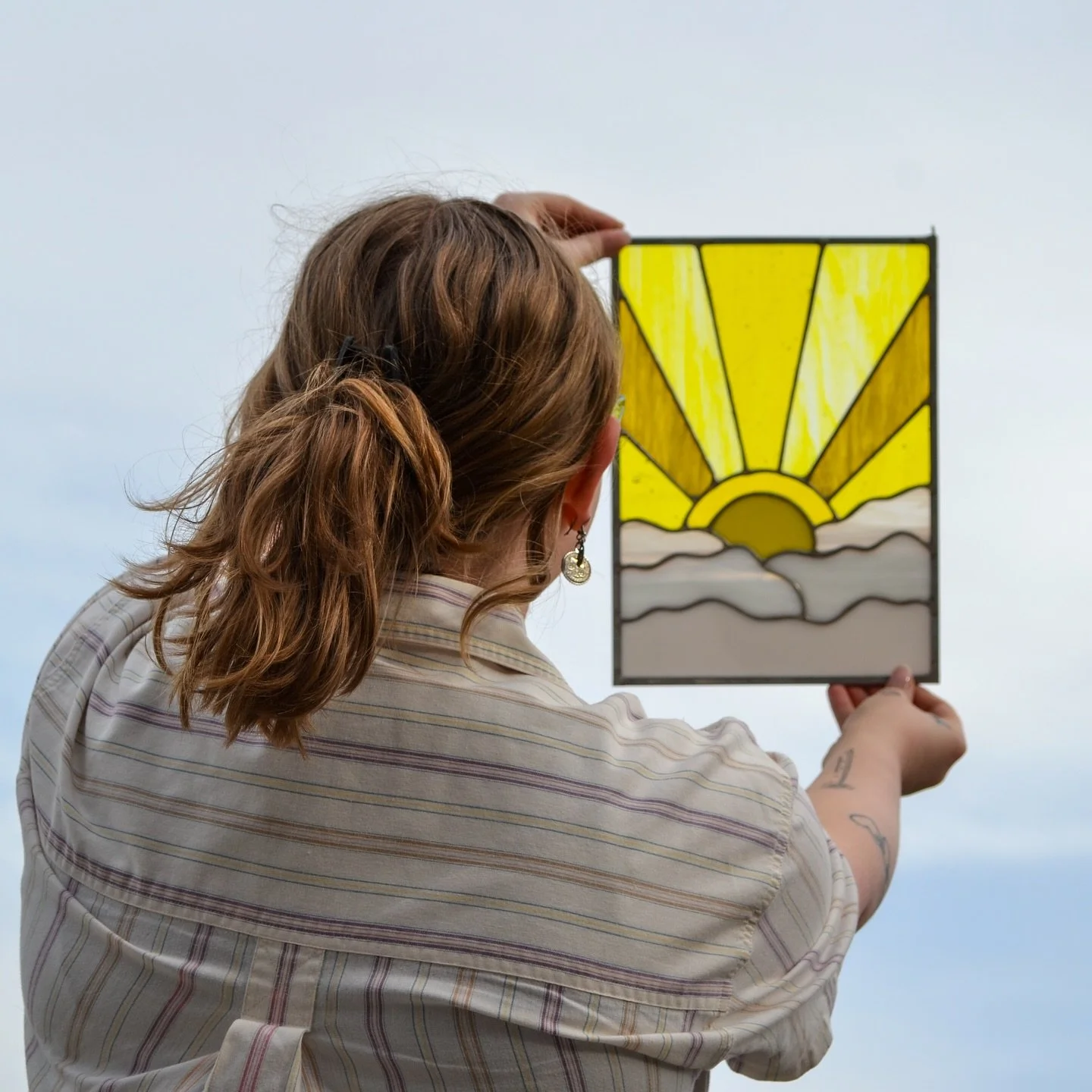 Forever sunshine ☀️
#stainedglass #handmade #glassart