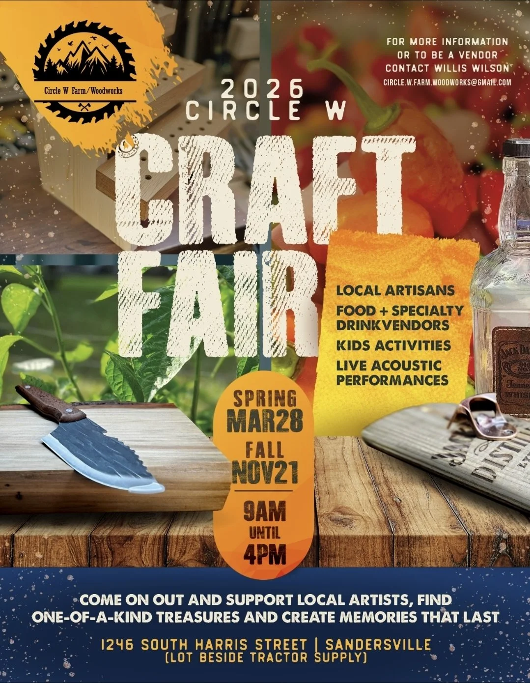 Circle W Craft Fair Spring 2026