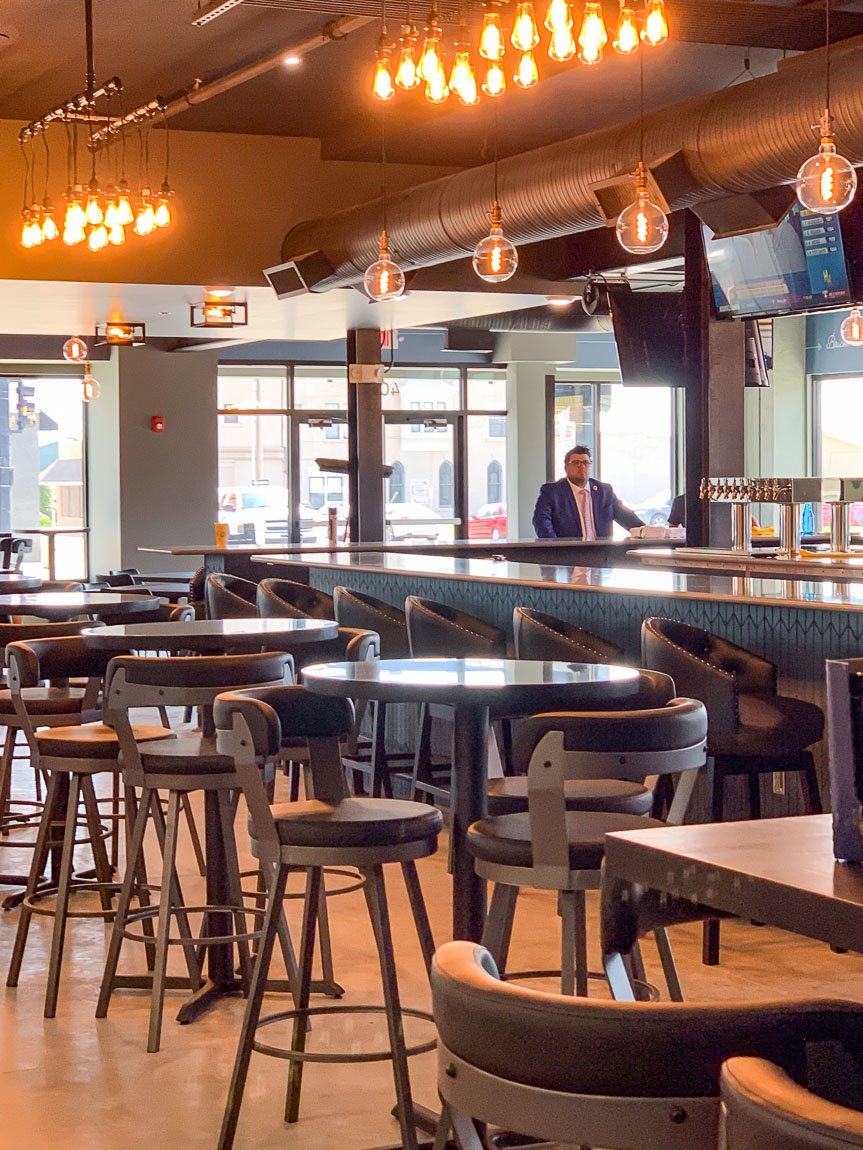 restaurant commercial design work by Lizzie Rasmussen in Springfield missouri