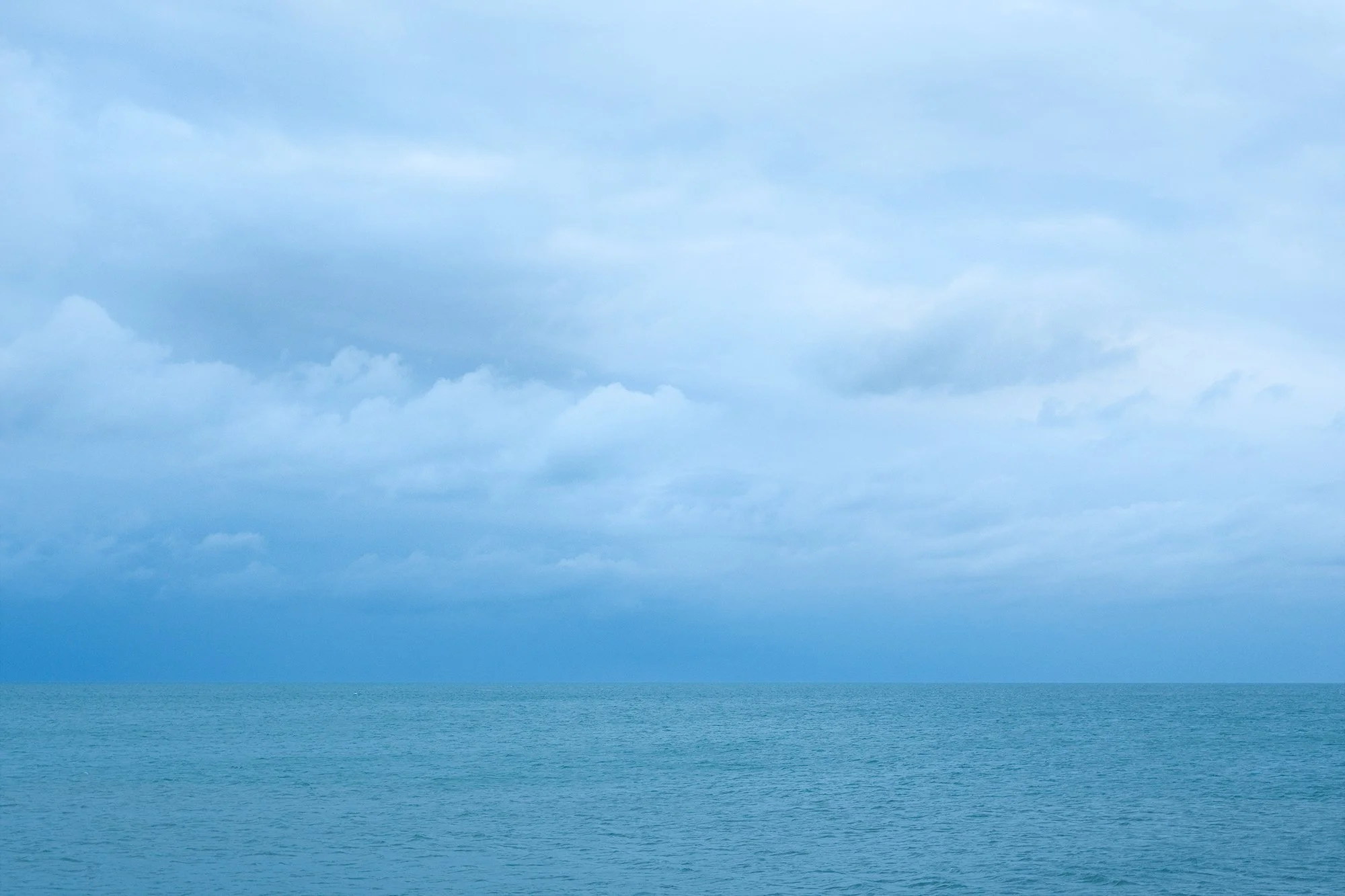 Tyrrhenian Sea, viewed from the coast, 2026