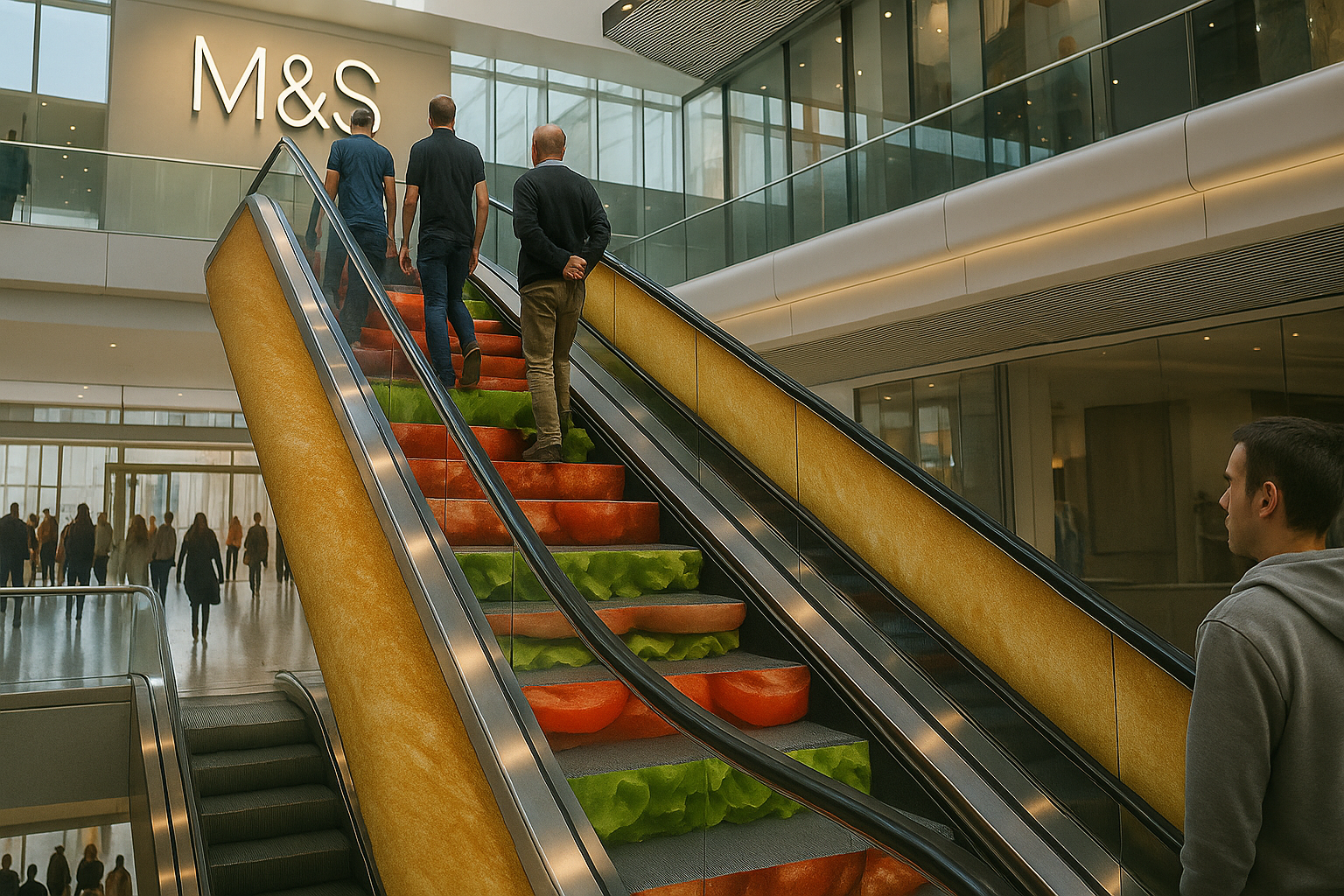 To promote this limited time offer and celebrate Subway's anniversary - we'll take over extra long objects as OOH
