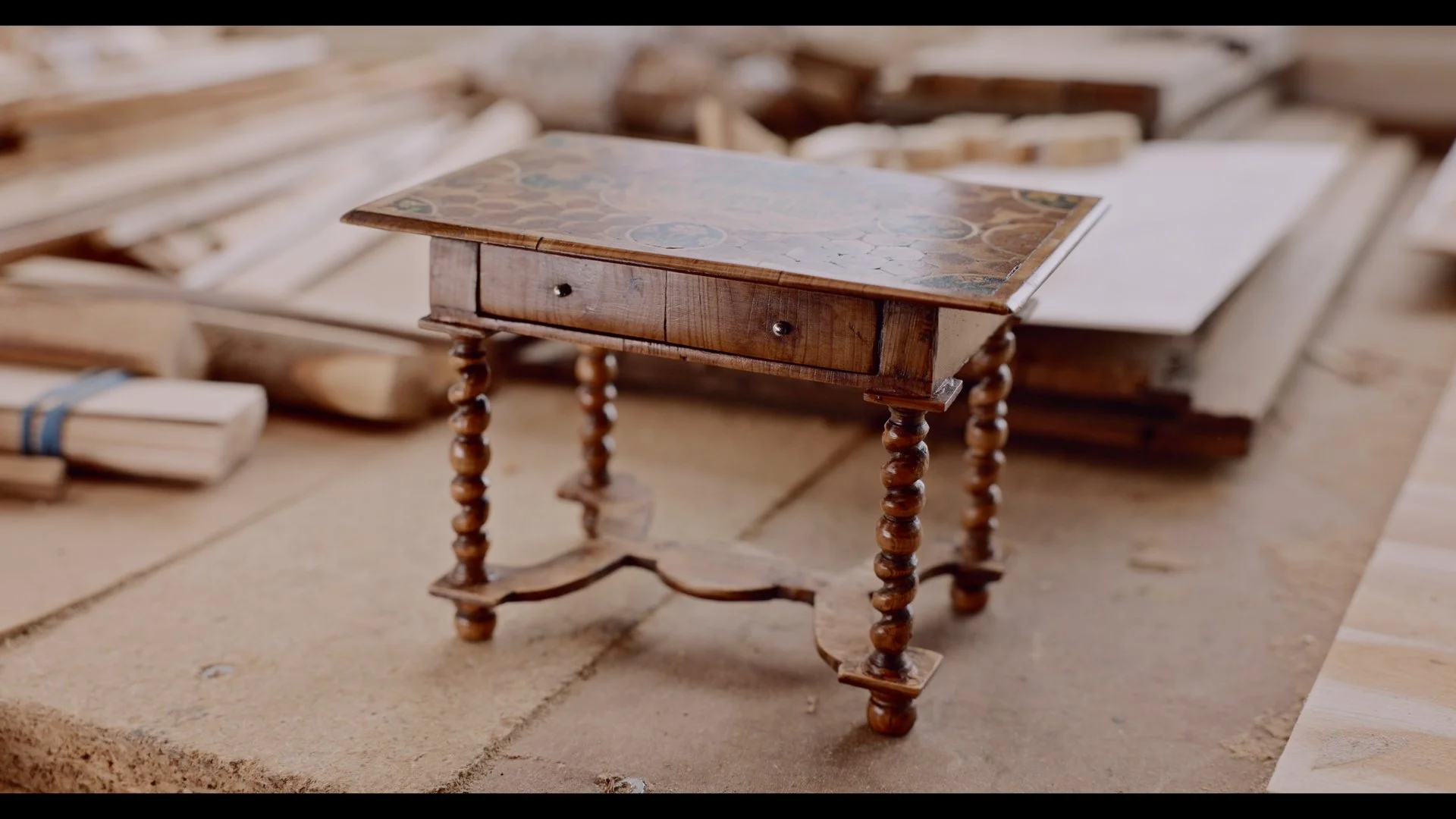 Inside Terry Facey’s Shed: Filming the Craft of Miniature Furniture