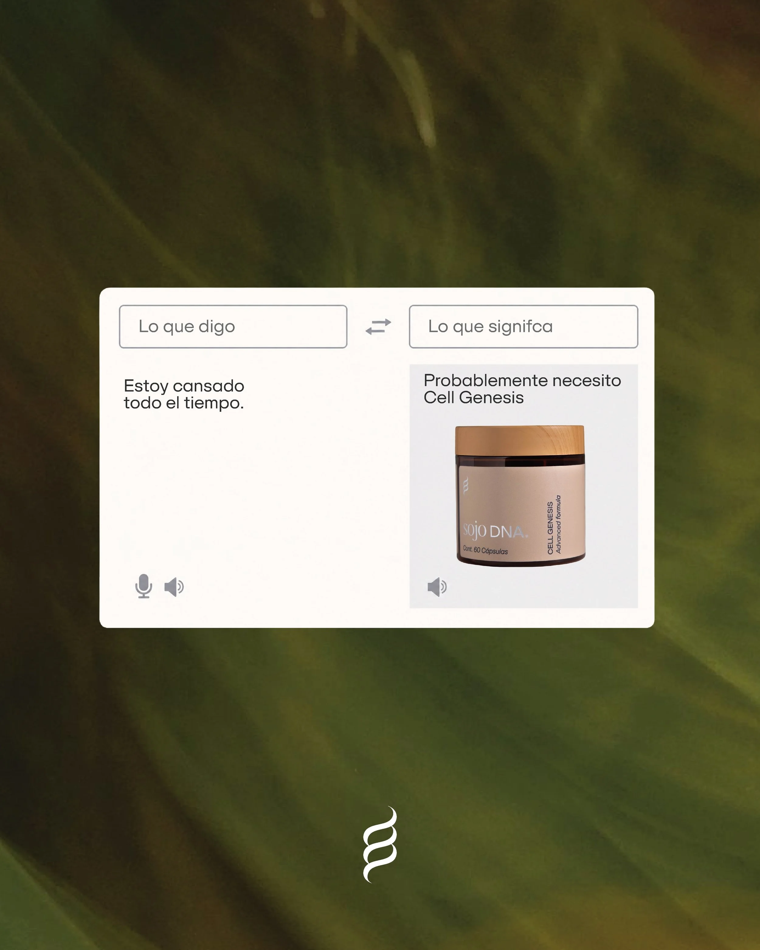 Desde energ&iacute;a y enfoque, hasta apoyo metab&oacute;lico, protecci&oacute;n contra el estr&eacute;s oxidativo y bienestar celular, la suplementaci&oacute;n correcta puede hacer una gran diferencia.

Se trata de darle a tu cuerpo exactamente lo q