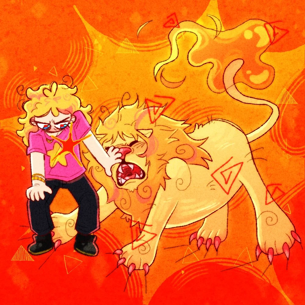 the lion is being a bitch.jpg