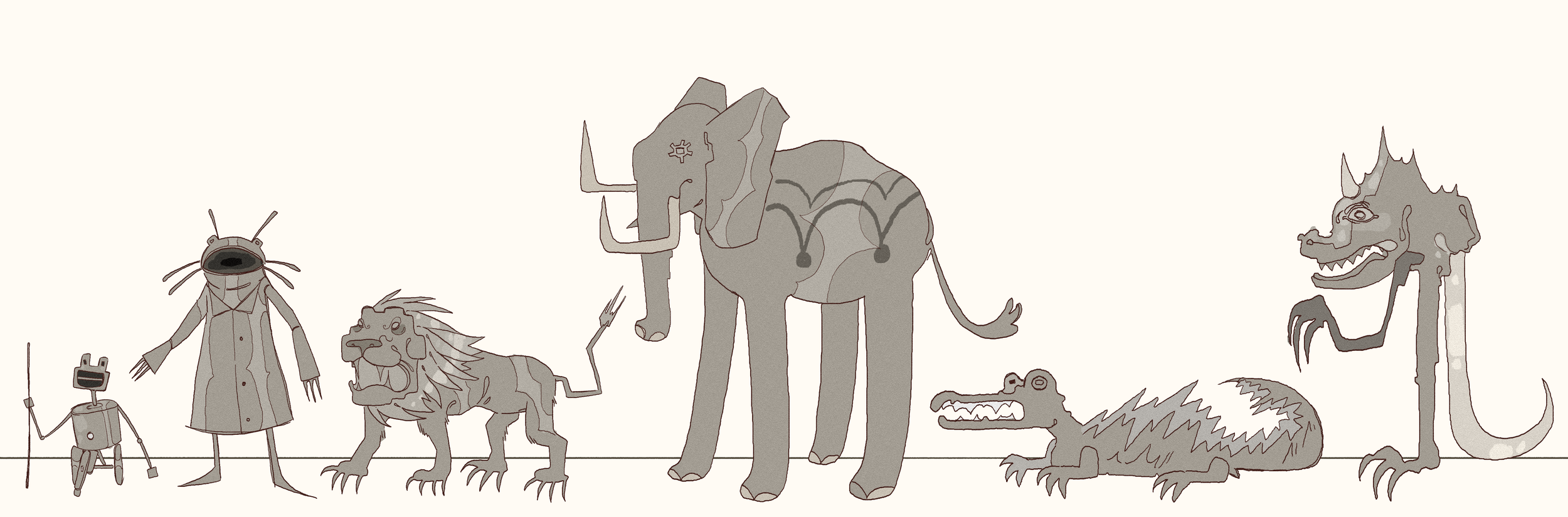 flordia man creatures character lineup.png