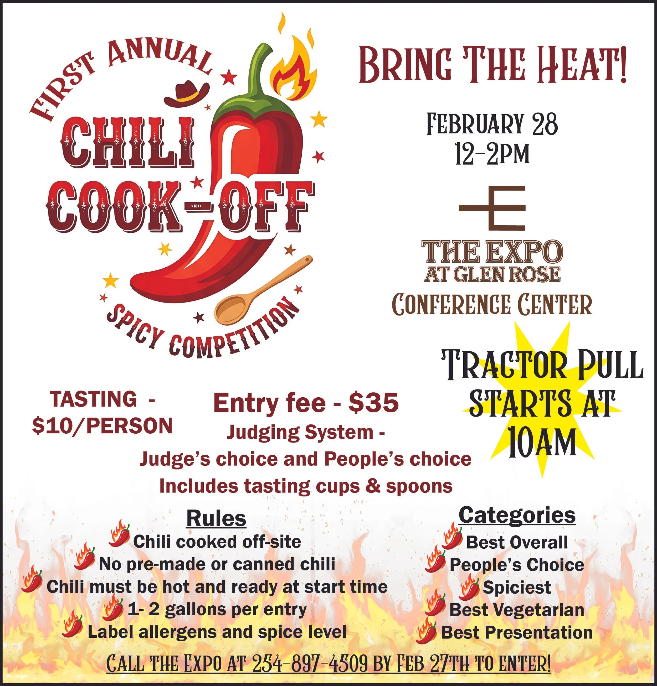 Glen Rose Tractor Pull and Chili Cook-off