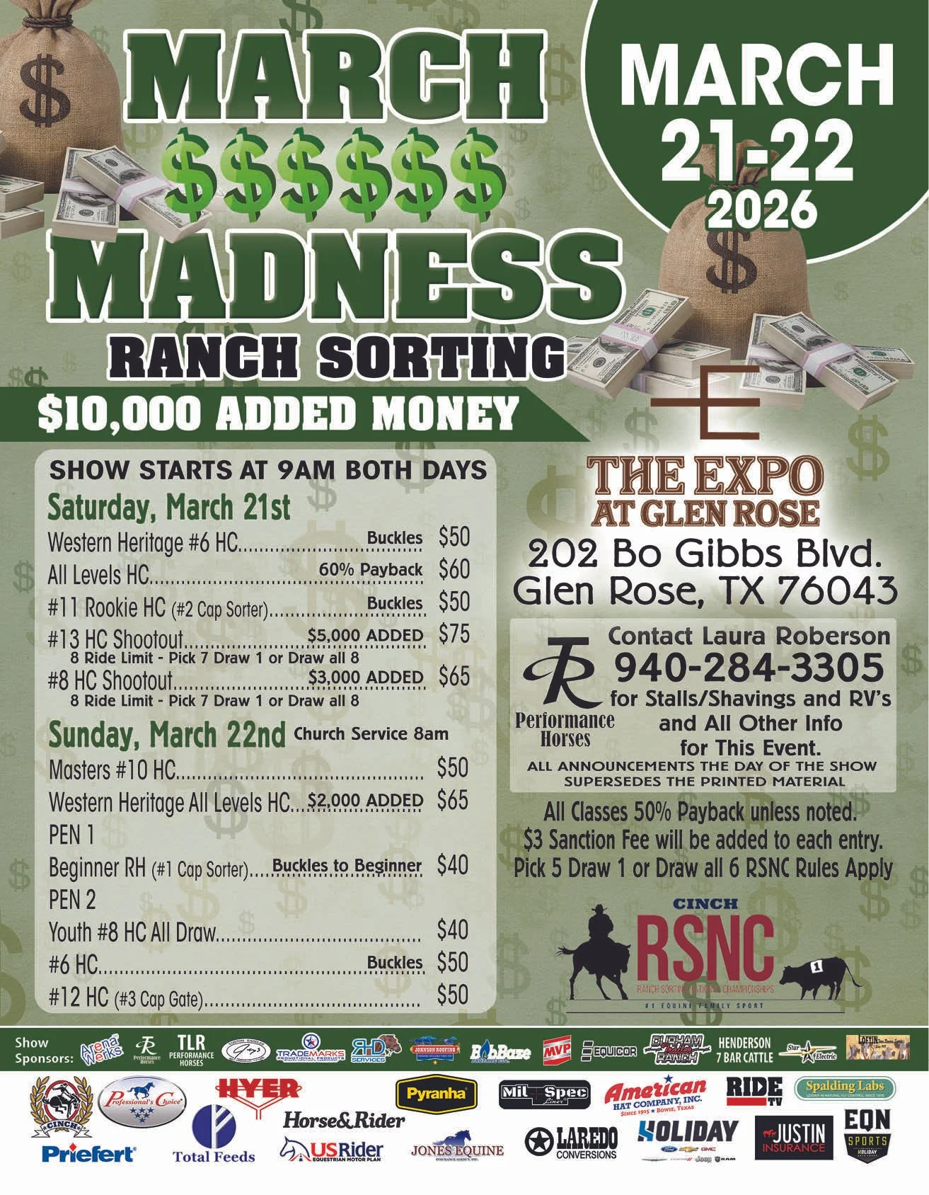March Madness Ranch Sorting