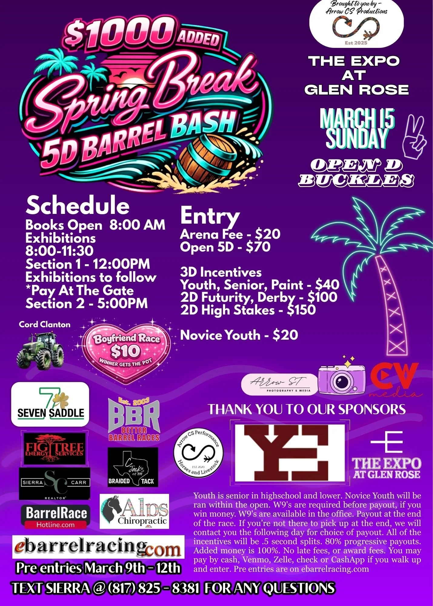 Spring Break Barrel Bash
