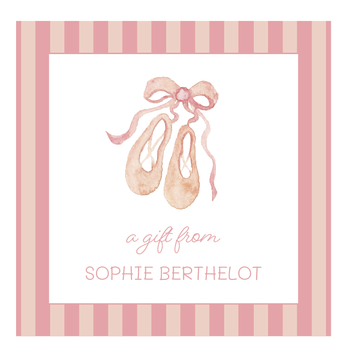 Ballet Slipper tag