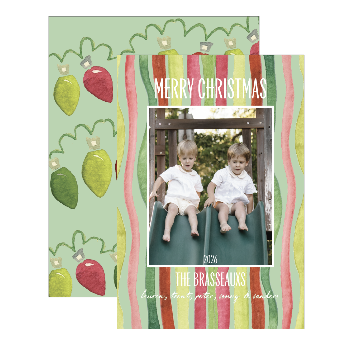 Twinkle Stripes Card