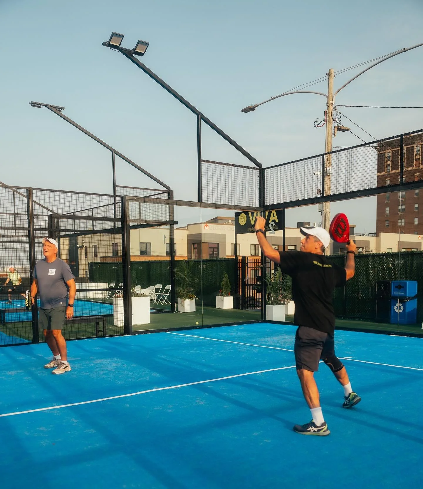 PADEL MEN’S NIGHT‼️🏓
Join us on Friday, June 20 from 6pm-9pm for Padel Men’s Night for players of all levels! The event will be led by Mehdi Rhazali & Kai Lee. 
🔗For more information or to book, please visit the link in bio!